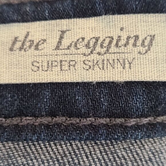 AG Adriano Goldschmeid Women's the Leggings Super Skinny Blue Size 32R - Picture 10 of 12